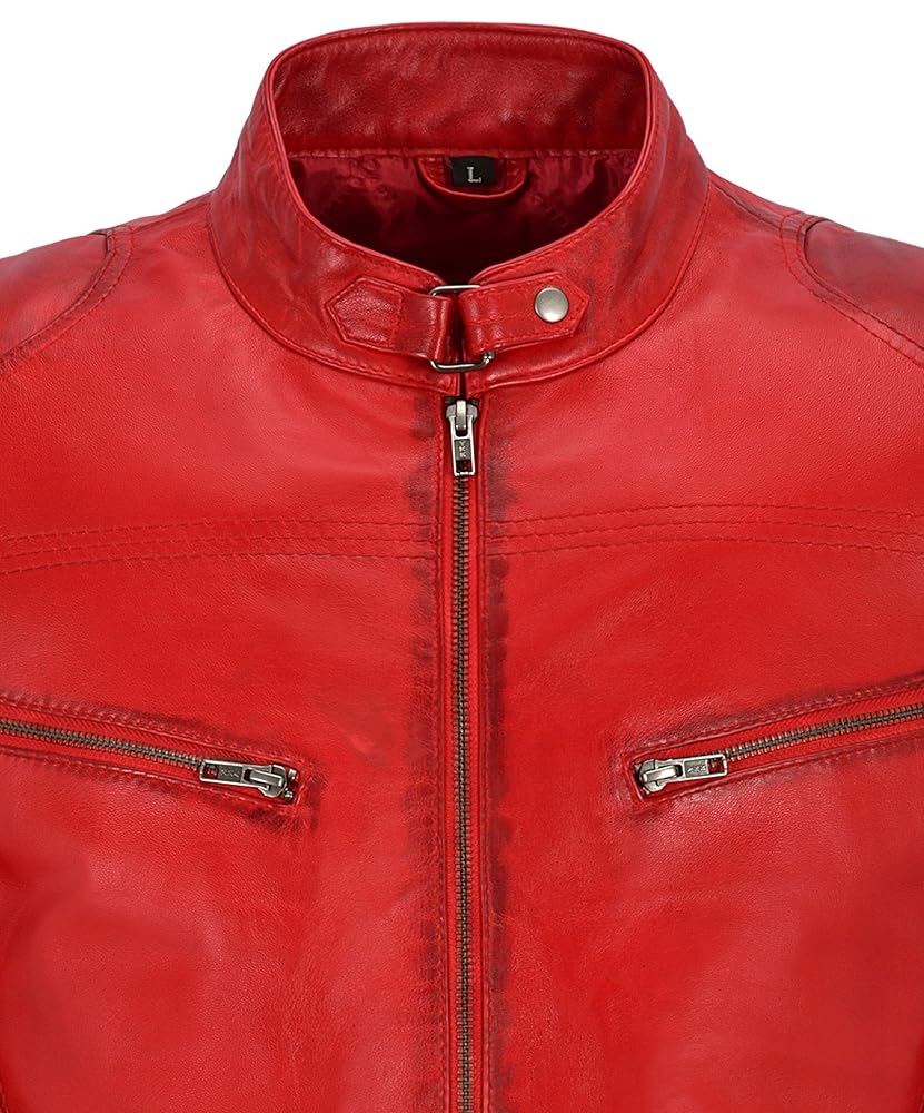 p*i様 short real leather tracker jacket Tracker S02 Leather Jacket | Justin Hartley Black leather Jacket